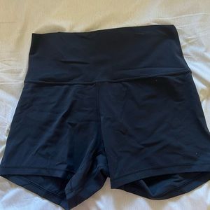 Black lululemon size 8 biker shorts